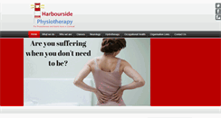 Desktop Screenshot of harboursidephysiotherapy.co.uk
