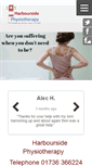 Mobile Screenshot of harboursidephysiotherapy.co.uk